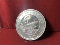 HEAVY IN MEMORY OF THE TITANIC 16oz SILVER ROUND