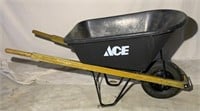 "Ace" Poly Wheelbarrow - With Inflatable Tire