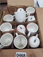 Two dozen espresso cups