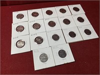 (17) 1998-2014 MIX DATE CANADA NICKELS 5 CENTS