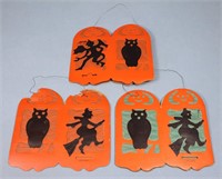 (3) Biestle Halloween Diecut Lanterns