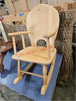 Wood Kids Rocking Chair