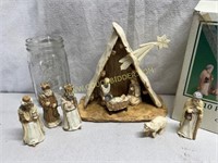 very nice Nativity set in box