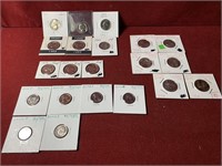 LOT OF 21 MIX UNITED STATES COINS / NICKEL PROOFS