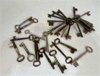 Skeleton Key Lot Of 30 Keys