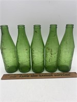 Vintage  sprite soda bottles 10 ounce