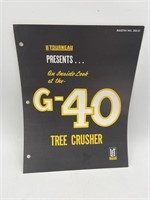 Le Tourneau Model G-40 Tree Crusher Brochure