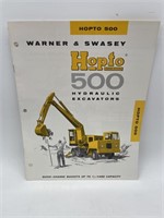 Vintage Warner and Swasey Hopto 500 hydraulic