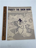 Frosty The Snow Man Sheet Music & Lyrics 1950