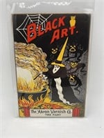Vintage black art the Akron varnish company tire