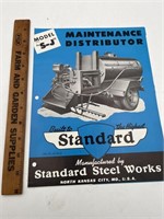Vintage standard steel works model SJ maintenance