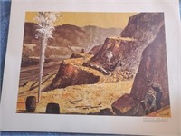 Hevel Coal Mine Watercolor