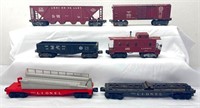 Postwar Lionel O Gauge 6343 6424 6454 2452 6436 63