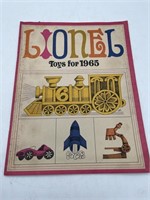 ORIGINAL LIONEL 1965 CONSUMER CATALOG - Dealer