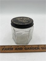 Vintage MULE-KICK Creme Polish 6-Sided Embossed