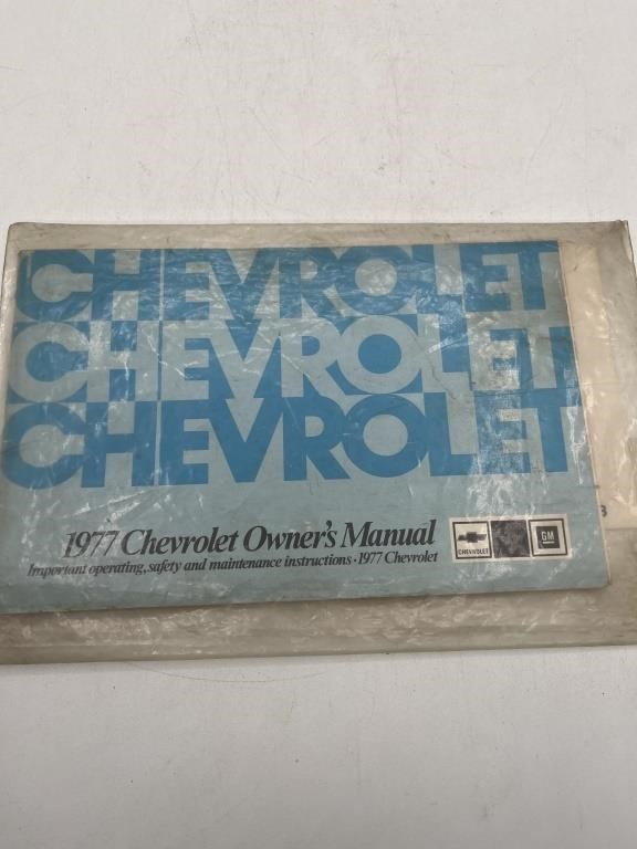 1977 Chevrolet owners manual