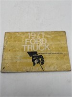1971 Ford truck operators manUal