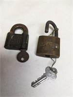Yale & Solid Brass Locks w/ Keys