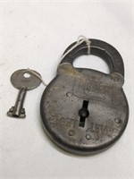 Miller Eight Lever Lock w/ Non Matching Key