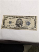 1934D Five Dollar Silver Certificate