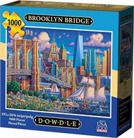 NEW! Dowdle Jigsaw Puzzle - Brooklyn Bridge -