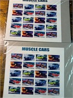 NEW FOREVER STAMPS MUSCLE CARS