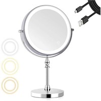 NEW! $74 lemdor Lighted Makeup Mirror with Lights