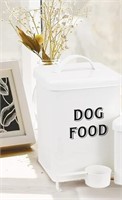 NEW! Pethiy Dog Food Container Tin with Scoop for