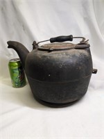 Vintage 3 Gallon Cast Iron Teapot