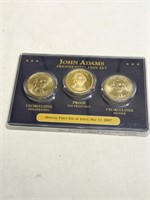 John Adams Presidential Coin Set