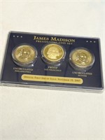 James Madison Presidential Coin Set