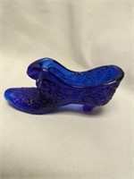 Daisy & Buttons Cobalt Blue Shoe 6"