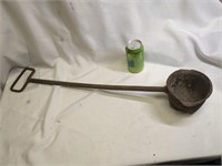 Vintage Cast Iron Smelting Ladle 30" long