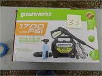 Greenworks Portable Electric Pressure Washer