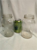 Rare Glenshaw & Lamb Mason Quart Jars