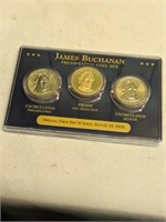 James Buchannon Presidential Coin Set