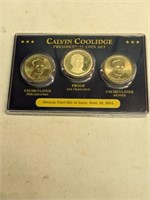 Calvin Coolidge Presidential Coin Set