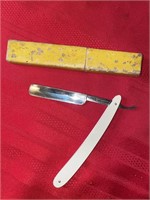 Antique straight razor