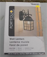 Portfolio Outdoor Wall Lantern