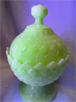 Fenton Old Virginia Covered Candy 8 1/2" Chip