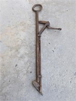 Vintage Mechanical Hay Spear 36" long as found
