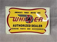 Whizzer dealer sign (repo)