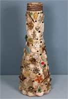 Folk Art 11.5"H Memory Vase