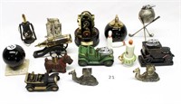 Large Group of Vintage Figural Table Lighters