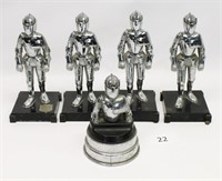 Lot of Knight in Armor Figural Table Lighters