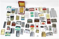 Lot of Vintage Cigarette Lighters Scripto Dunhill