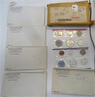 5 - 1964 P&D US Uncirculated sets