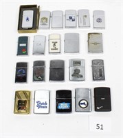 Vintage 1950's-1990's Zippo Lighter Lot