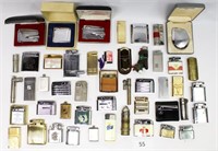 Large Group of Assorted Vintage Pocket Lighters