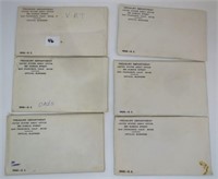 6 - 1968 P&D US Uncir sets, unopened